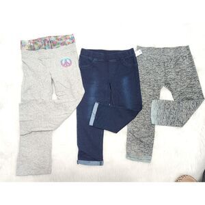 Jegging legging gray blue denim girl stretch 5T